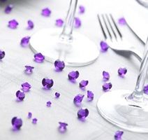 Décoration table de mariage : cristaux de diamant dénichés chez La Belle & le Barbu